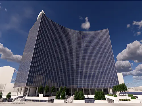 Outside of 700 University Avenue, Toronto, 3D rendering