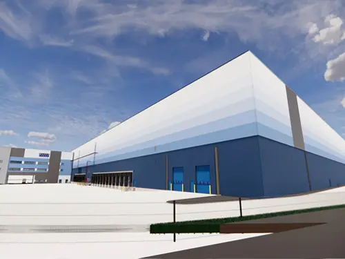 H&M Distribution Warehouse outside view small