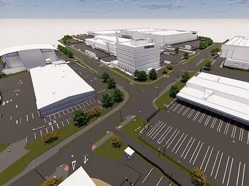 Waitrose campus Bracknell from above