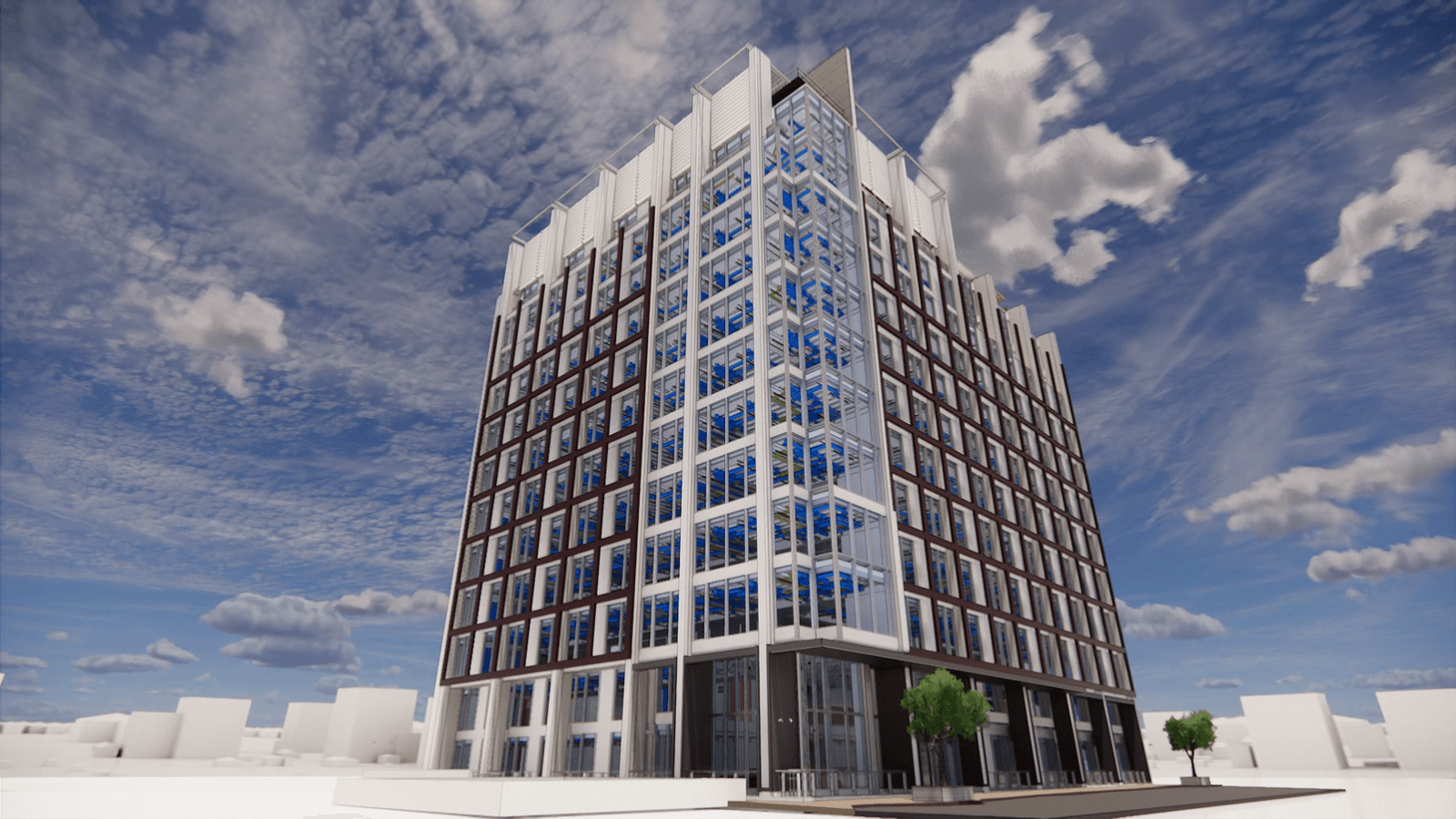 Rendering of building outside